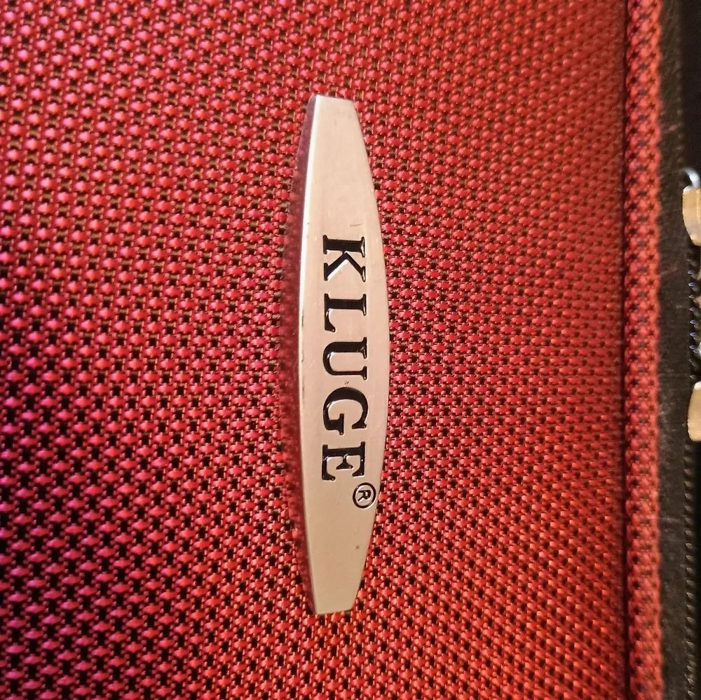 Kluge Laptop Messenger Bag Black‎ Red Professional Briefcase Travel Office Large